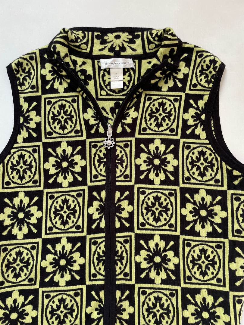 Christopher & Banks Chunky Sweater Vest-Bust 38