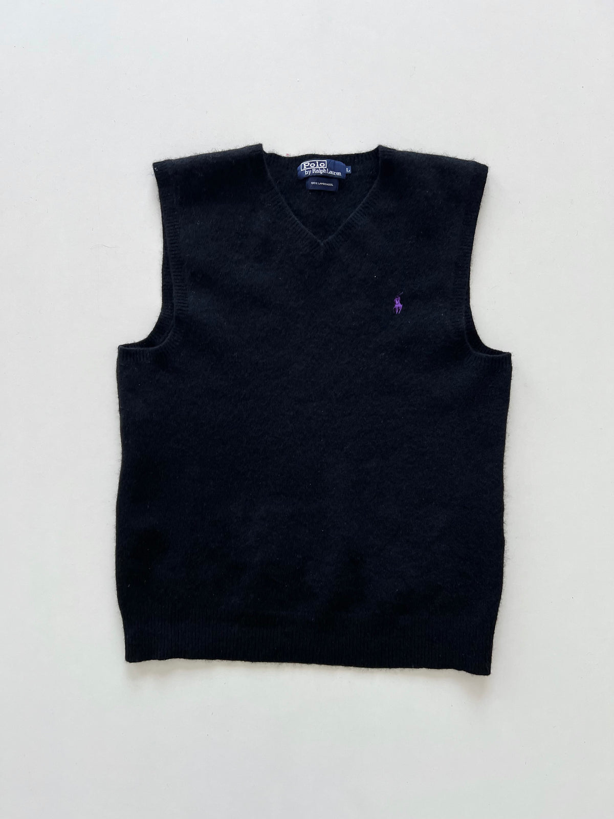 Ralph Lauren 100% Lambs Wool Vintage Vest-Bust 36