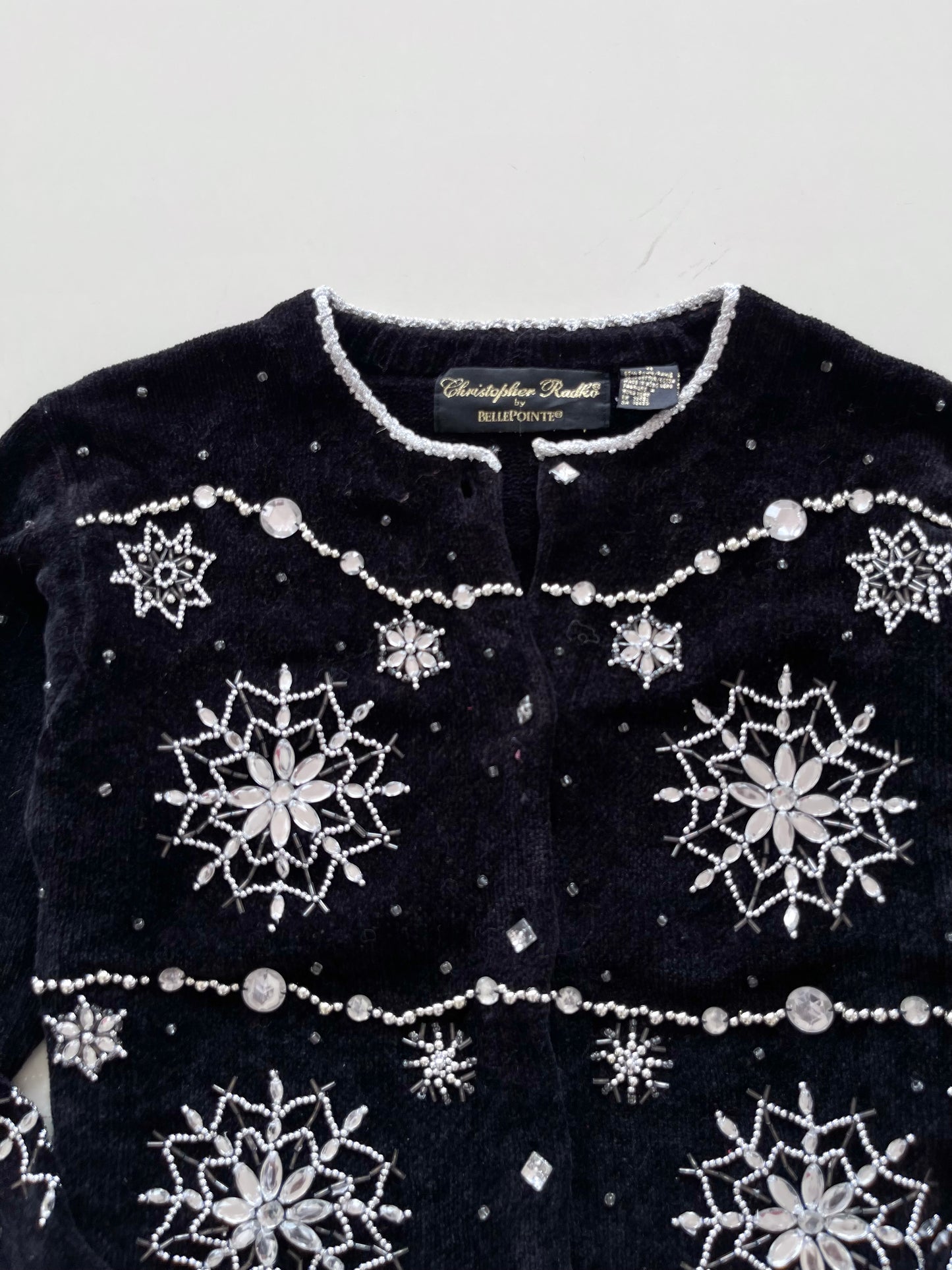 Christopher Radko Embroidered Sweater-Bust 38