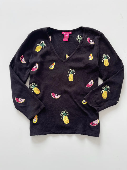 Alexandra Bartlett Embroidered Sweater-Bust 38