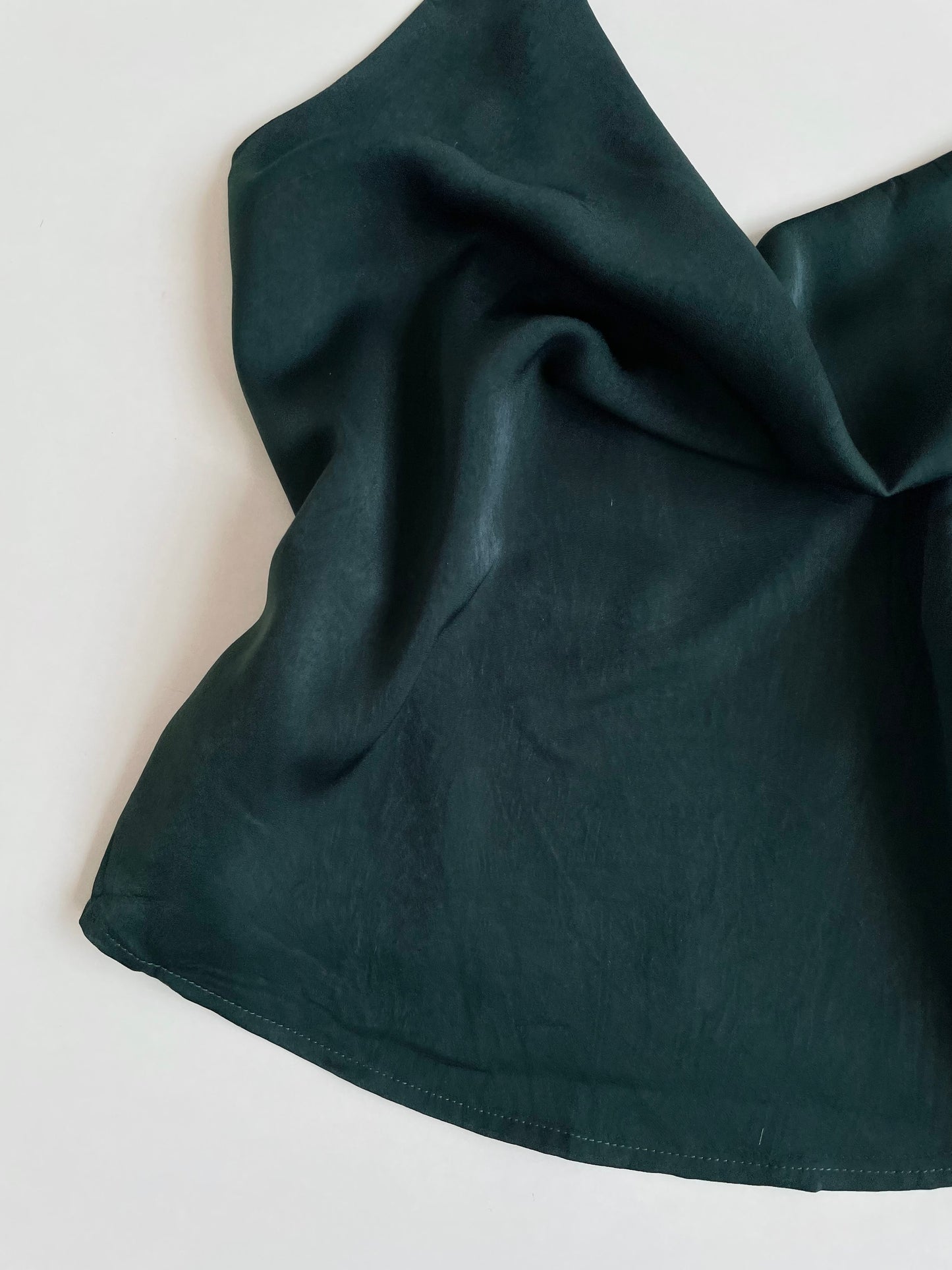 Satin Cowl Neck Vintage Top-Bust 32 to 34