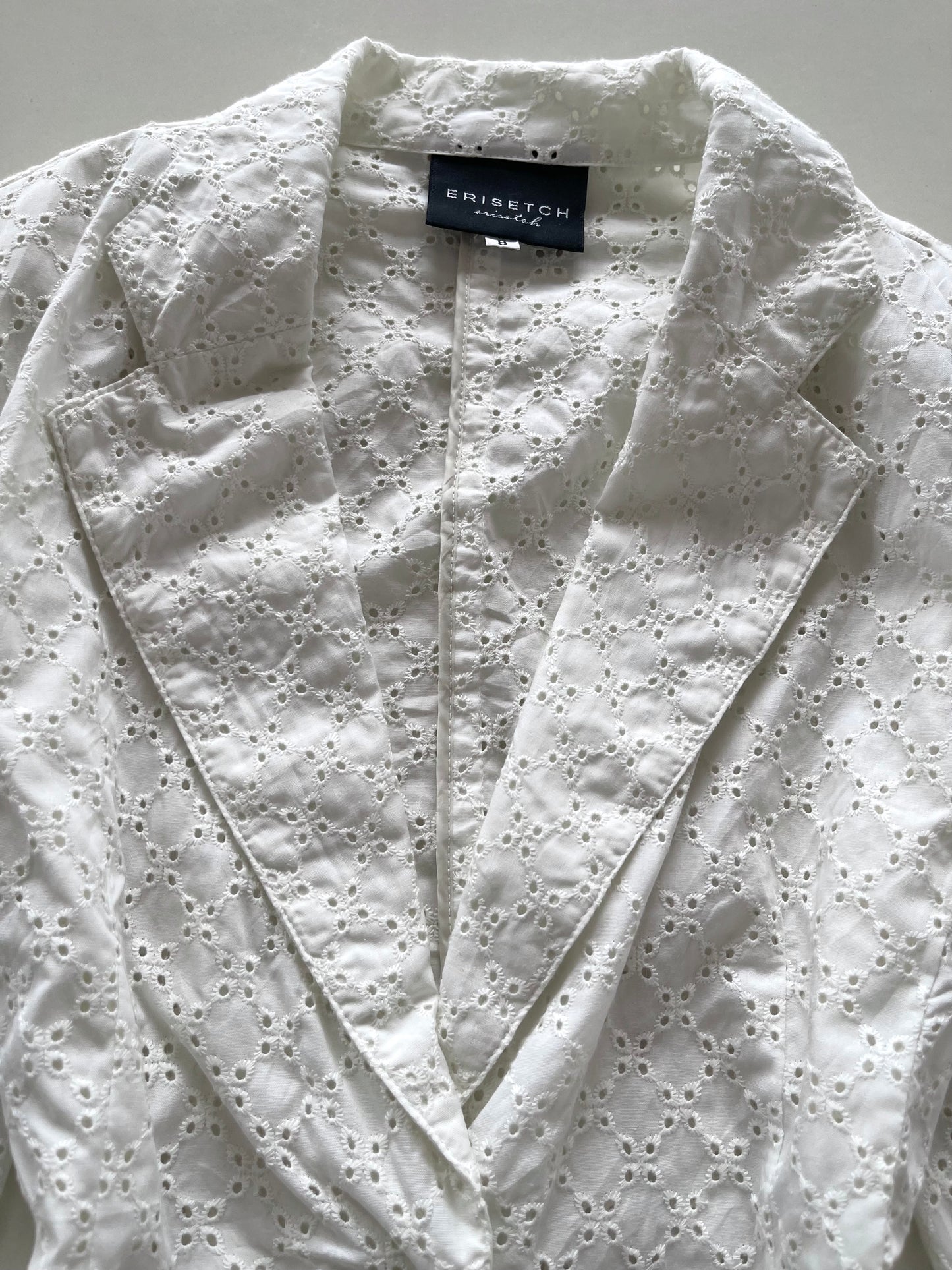 Erisetch Eyelet Blazer-Bust 38