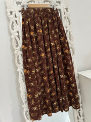 Vintage Corduroy Skirt-waist 32 to 36