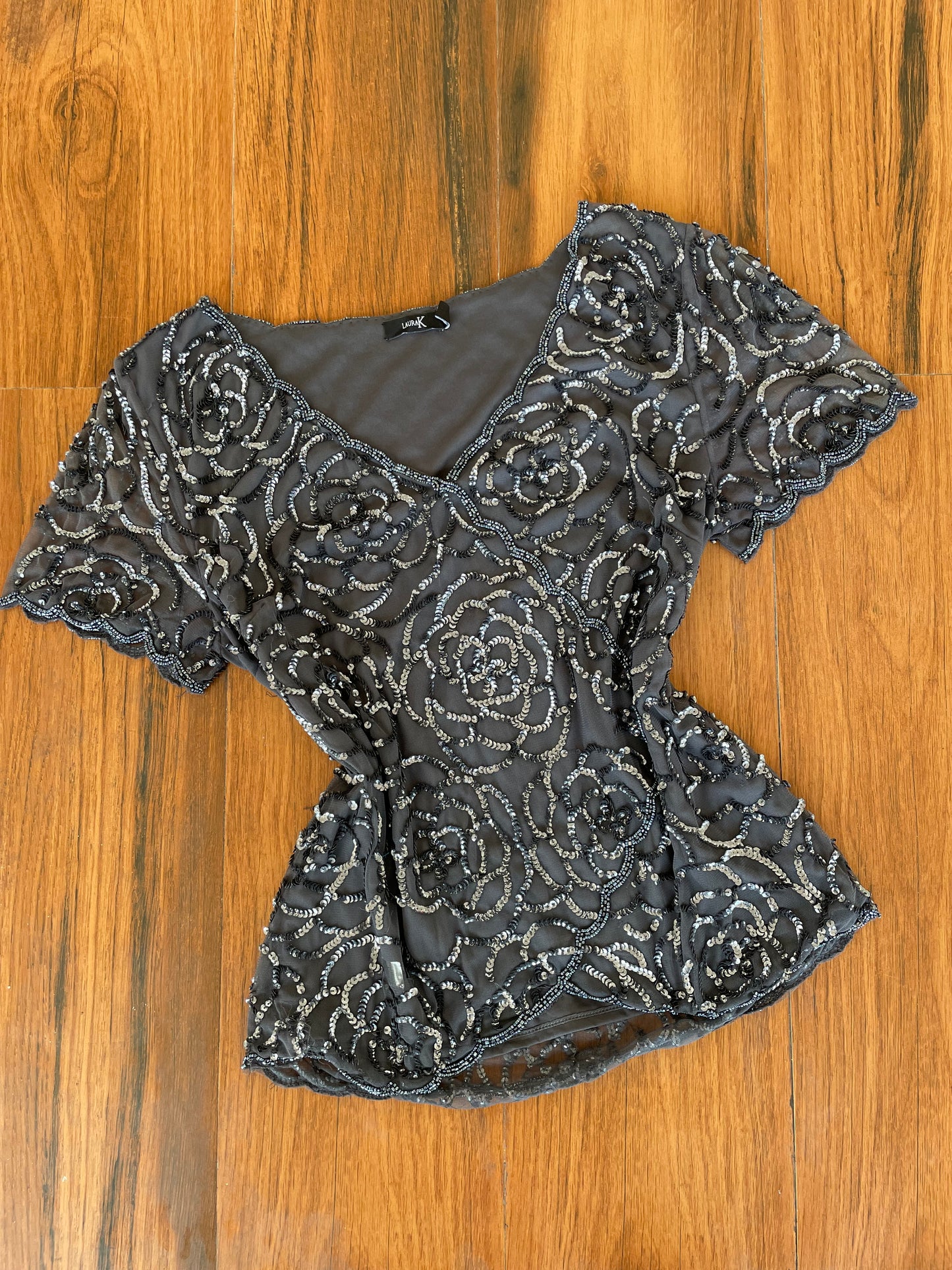 Laura K Embroidered Top-Bust 38