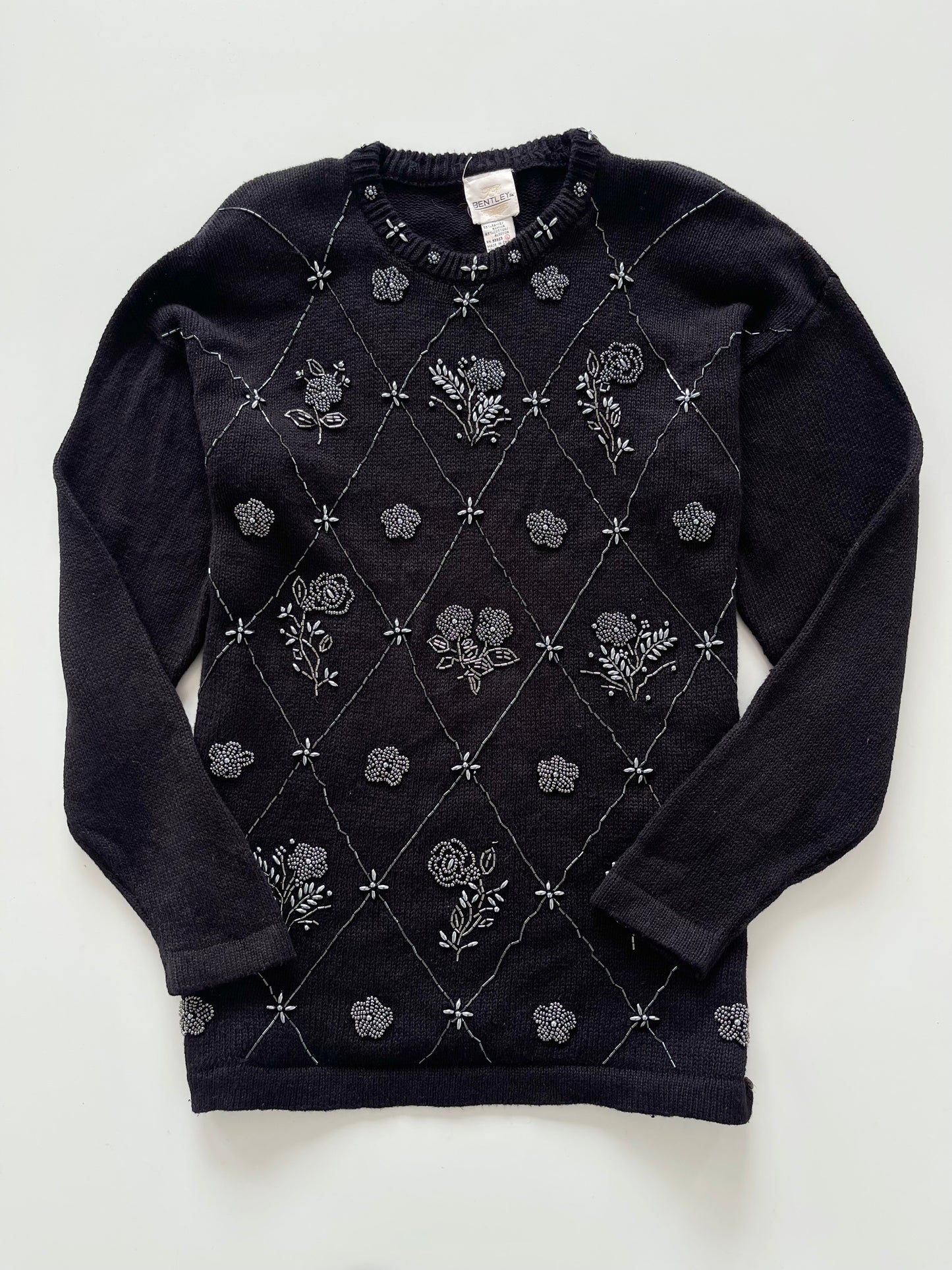 Bentley Hand Embroidered Sweater-Bust 44