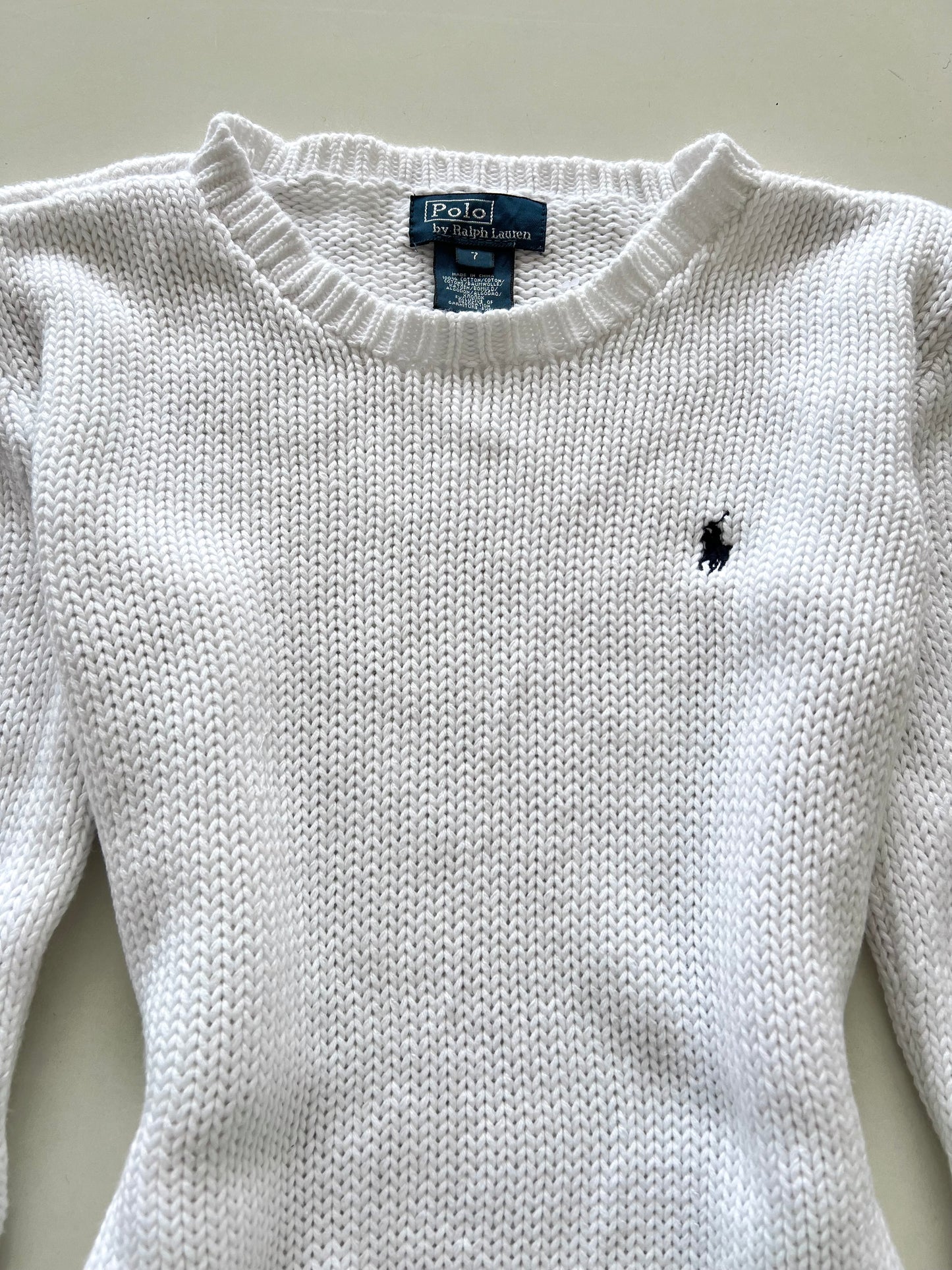 Ralph Lauren 100%Cotton Vintage Sweater-Bust 32