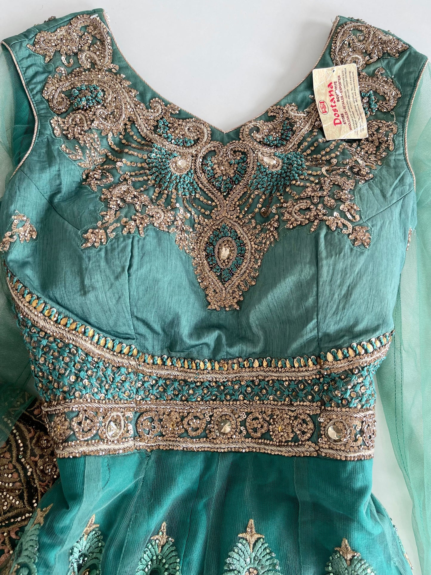 Embroidered Ethnic Dress-Bust 40