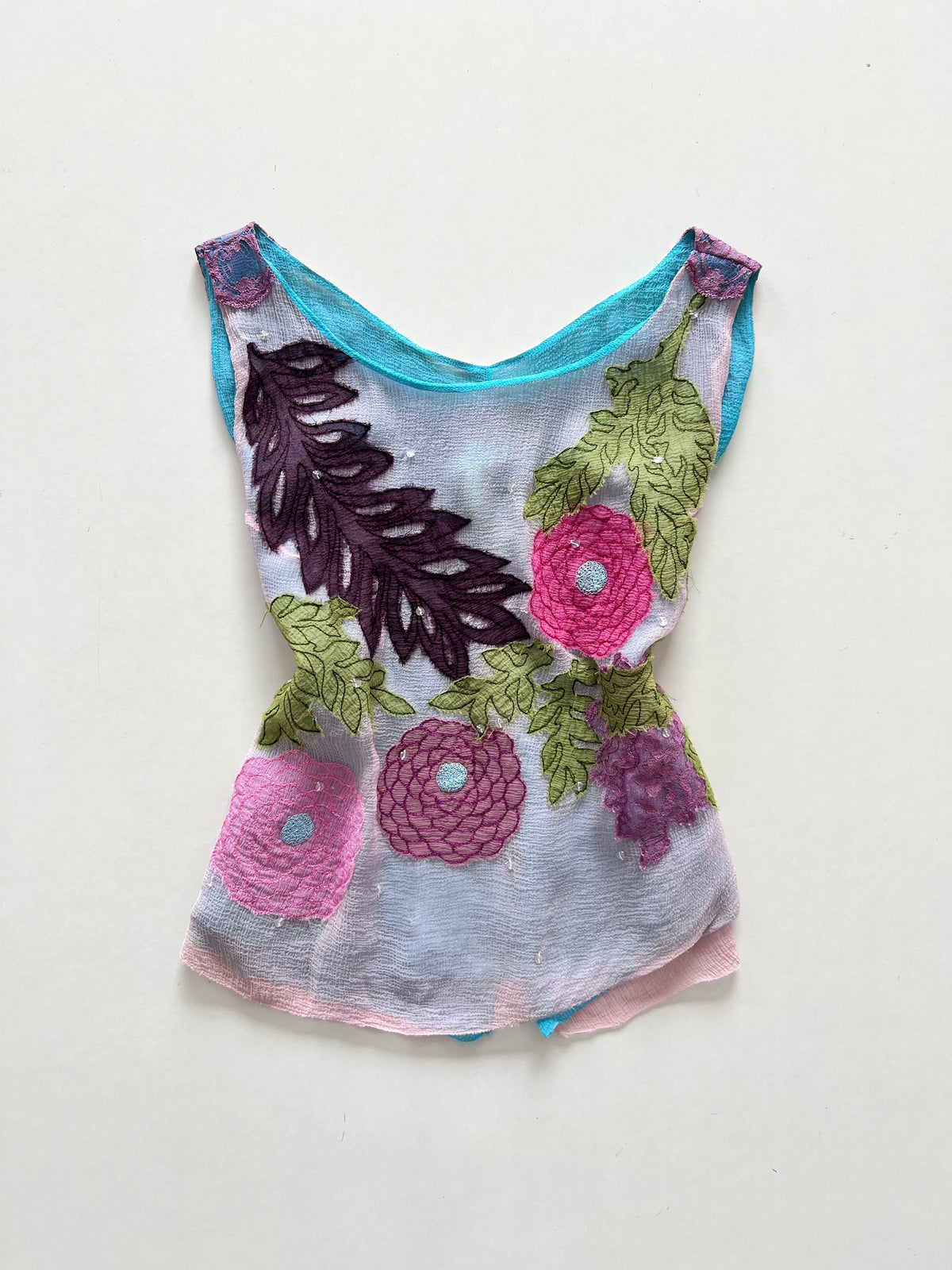 Shiatzy Chen 100% Silk Top-Bust 36