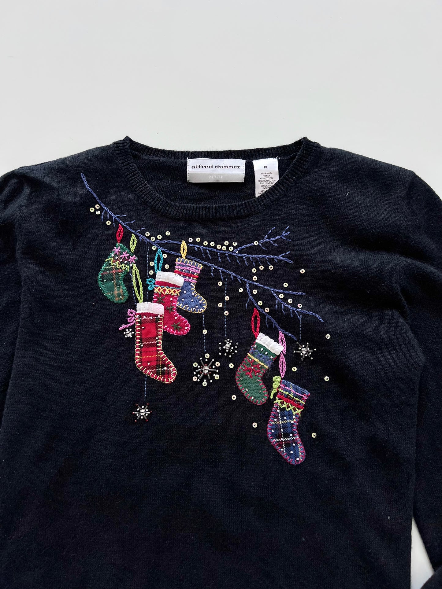 Alfred Dunner Christmas Sweater-Bust 42