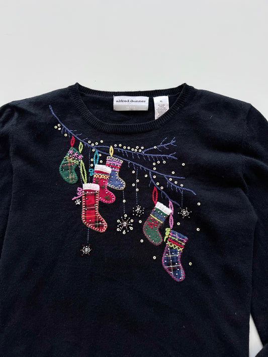 Alfred Dunner Christmas Sweater-Bust 42