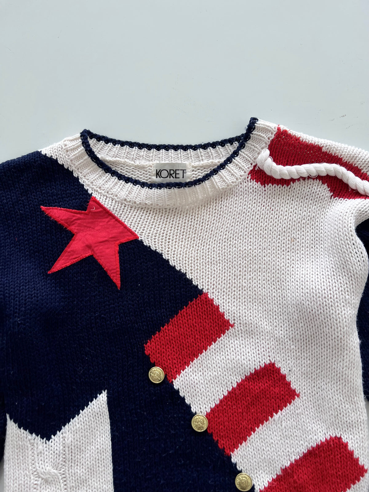 Koret Embroidered Sweater-Bust 40
