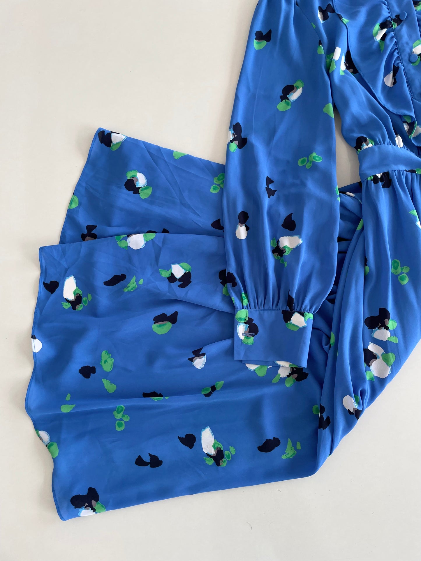 Blue Vintage Dress-Bust 36