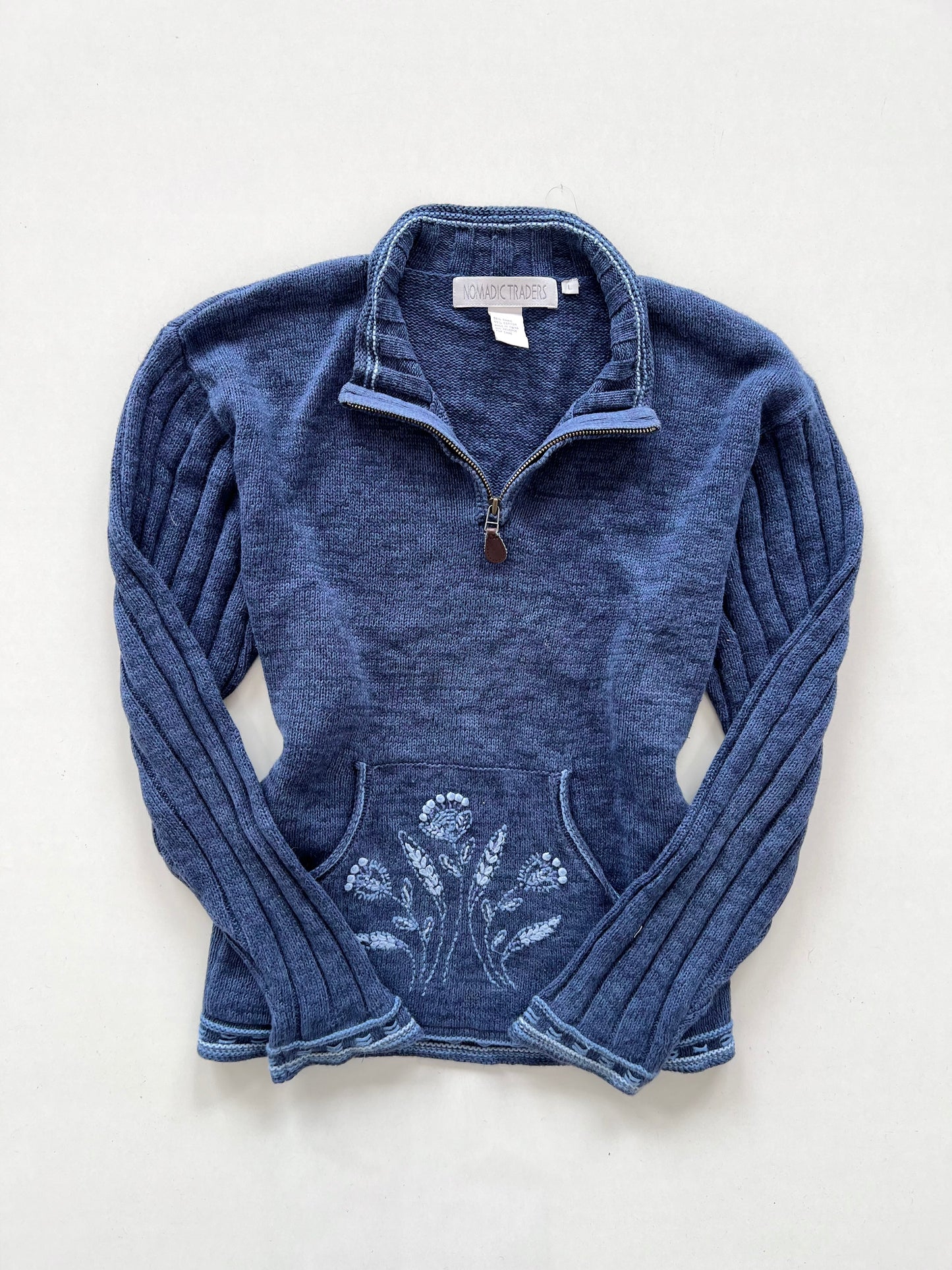 Nomadic Traders Embroidered Sweater-Bust 44