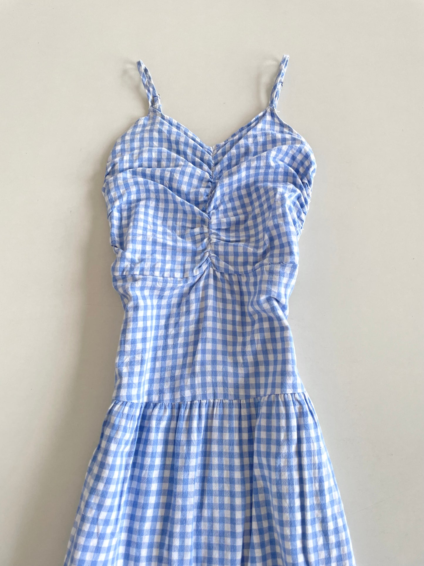 Gingham Cotton Dress -Bust 30 to 32