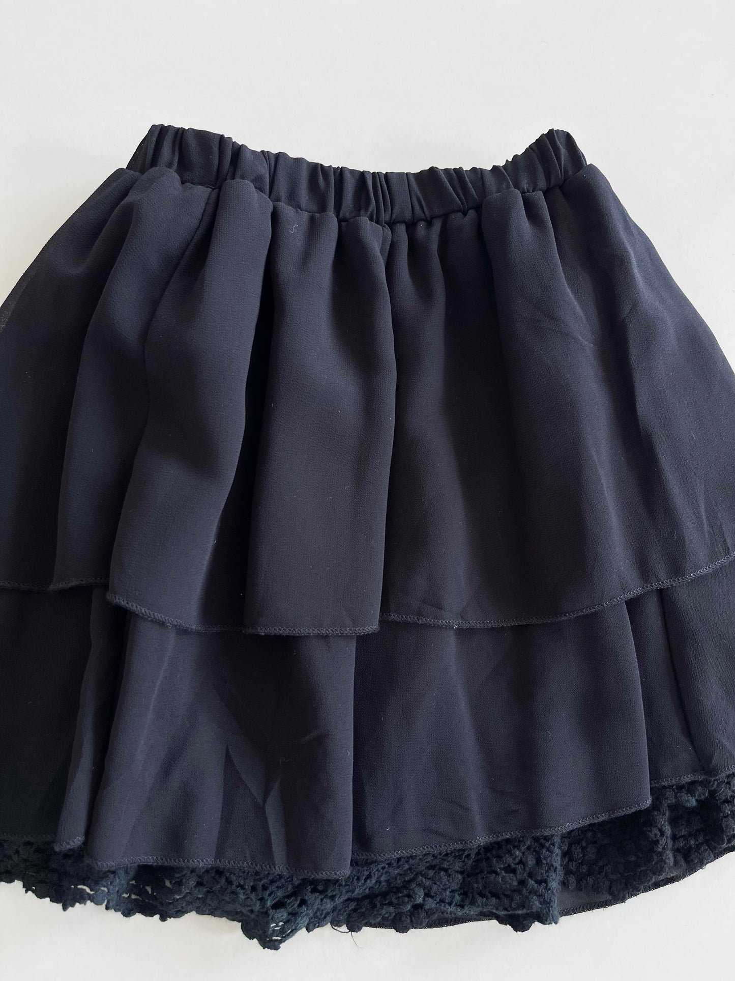 Vintage Ruffle Skirt With Shorts Attached-Waist 30 to 34
