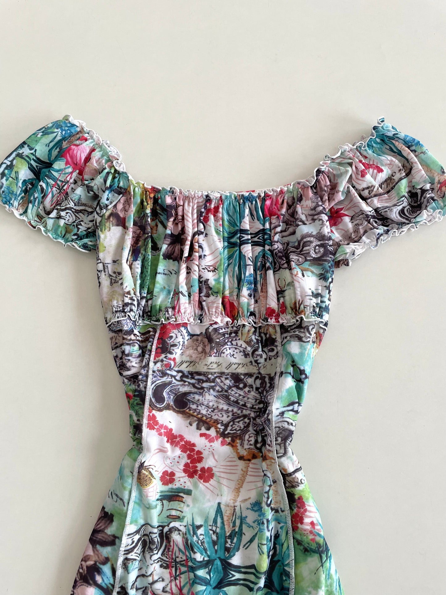 Artwork Vintage Dress-Bust 36 to 40