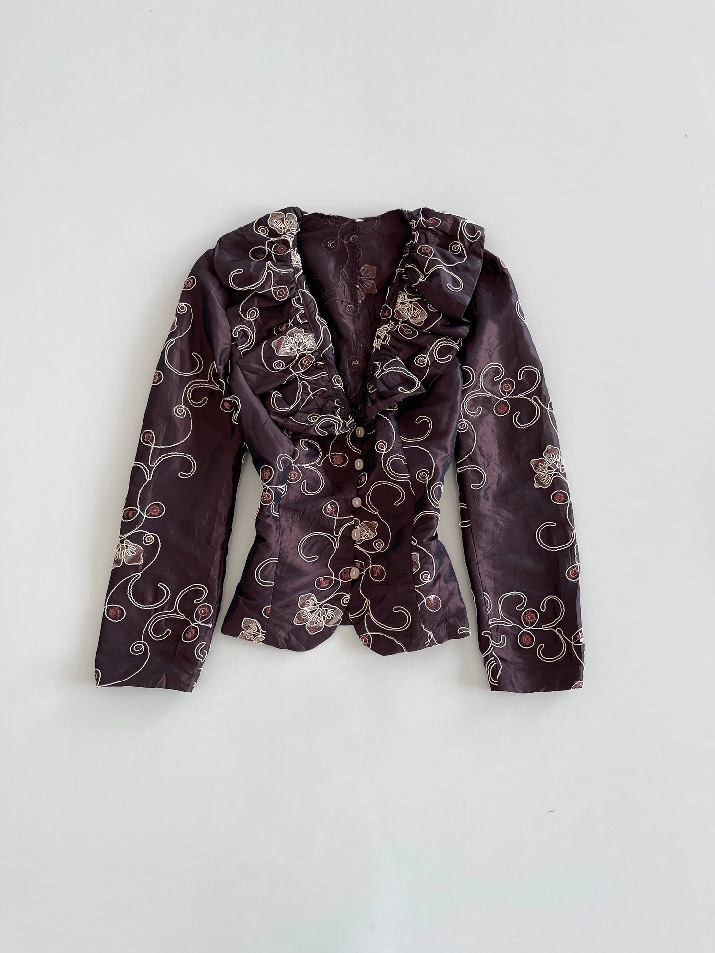 Vintage Sequin Embroidered Blazer-Bust 36