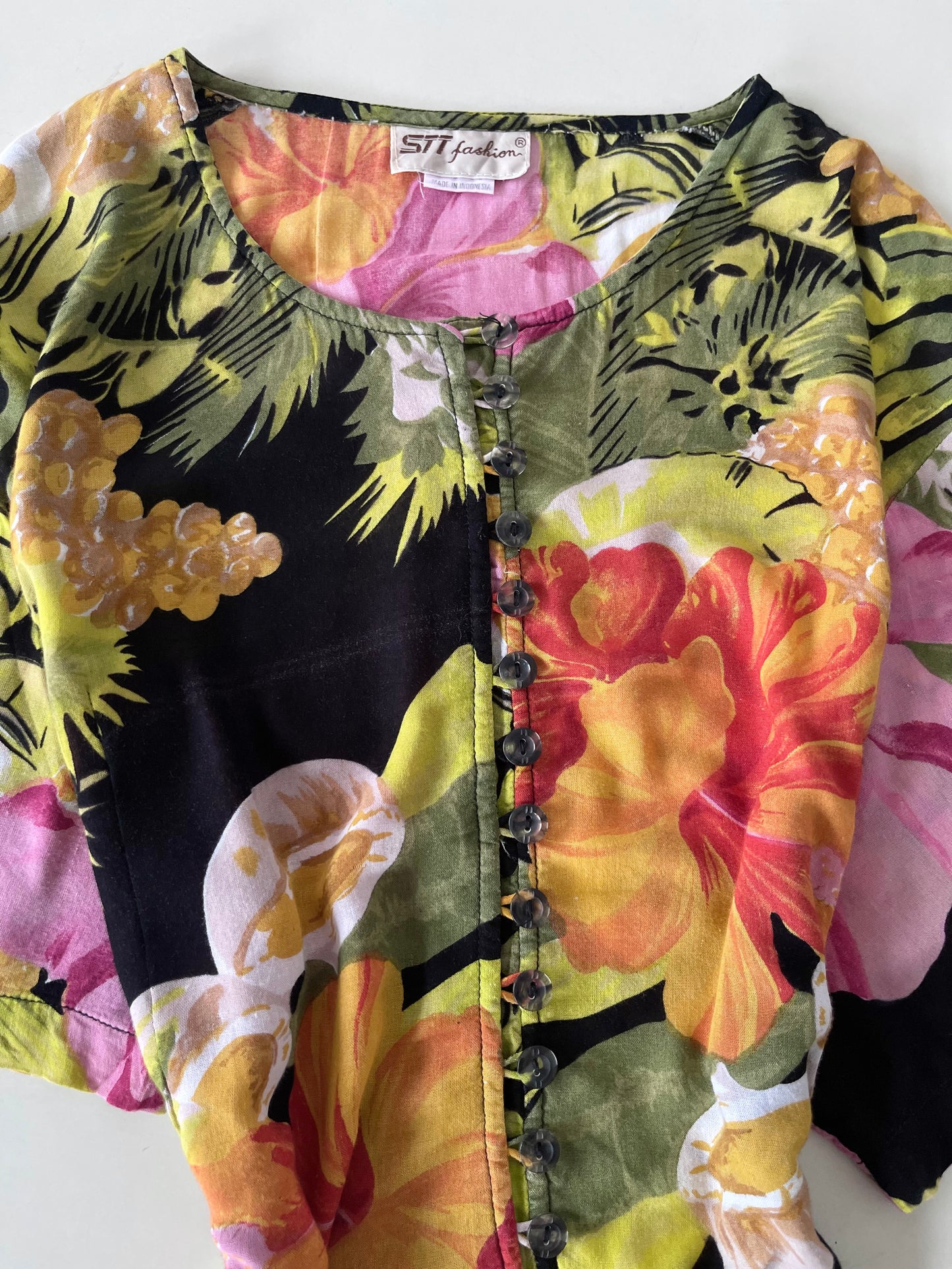 Floral Vintage Shirt-Bust 44