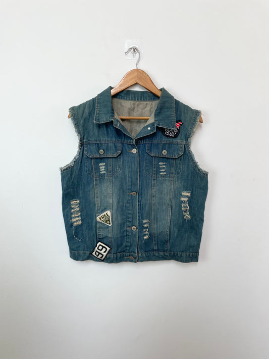 Denim Vest-Bust 42