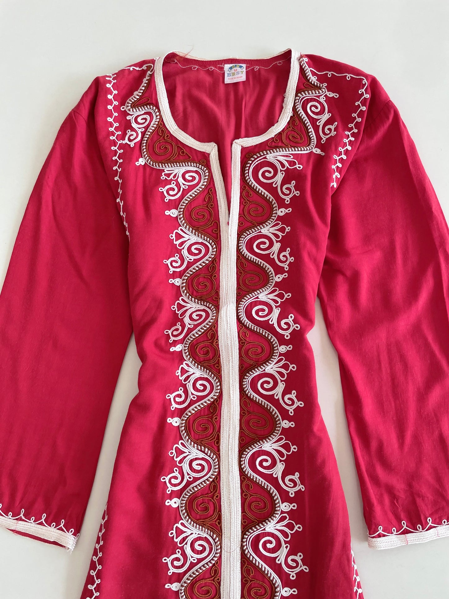 100% Cotton Embroidered Desi Dress-Bust 46