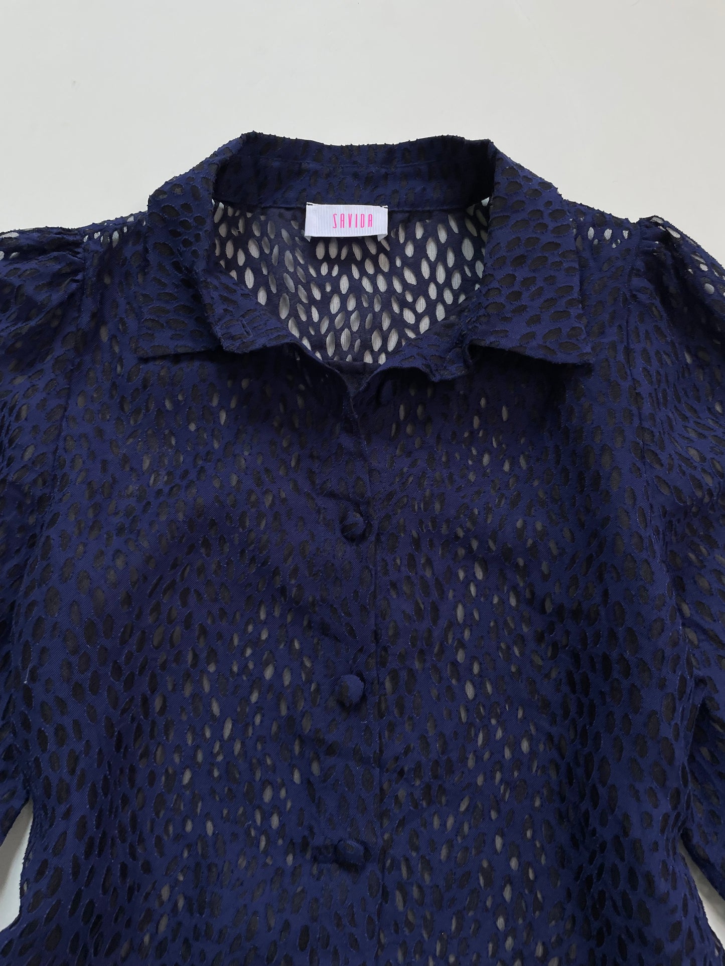 Savida Sheer Shirt-Bust 40