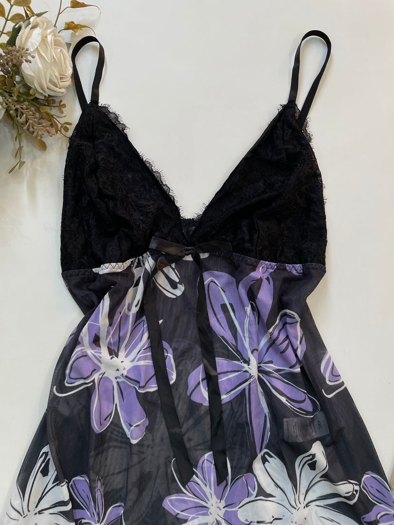 Sheer Lingerie Lace Dress-Bust 42 to 44