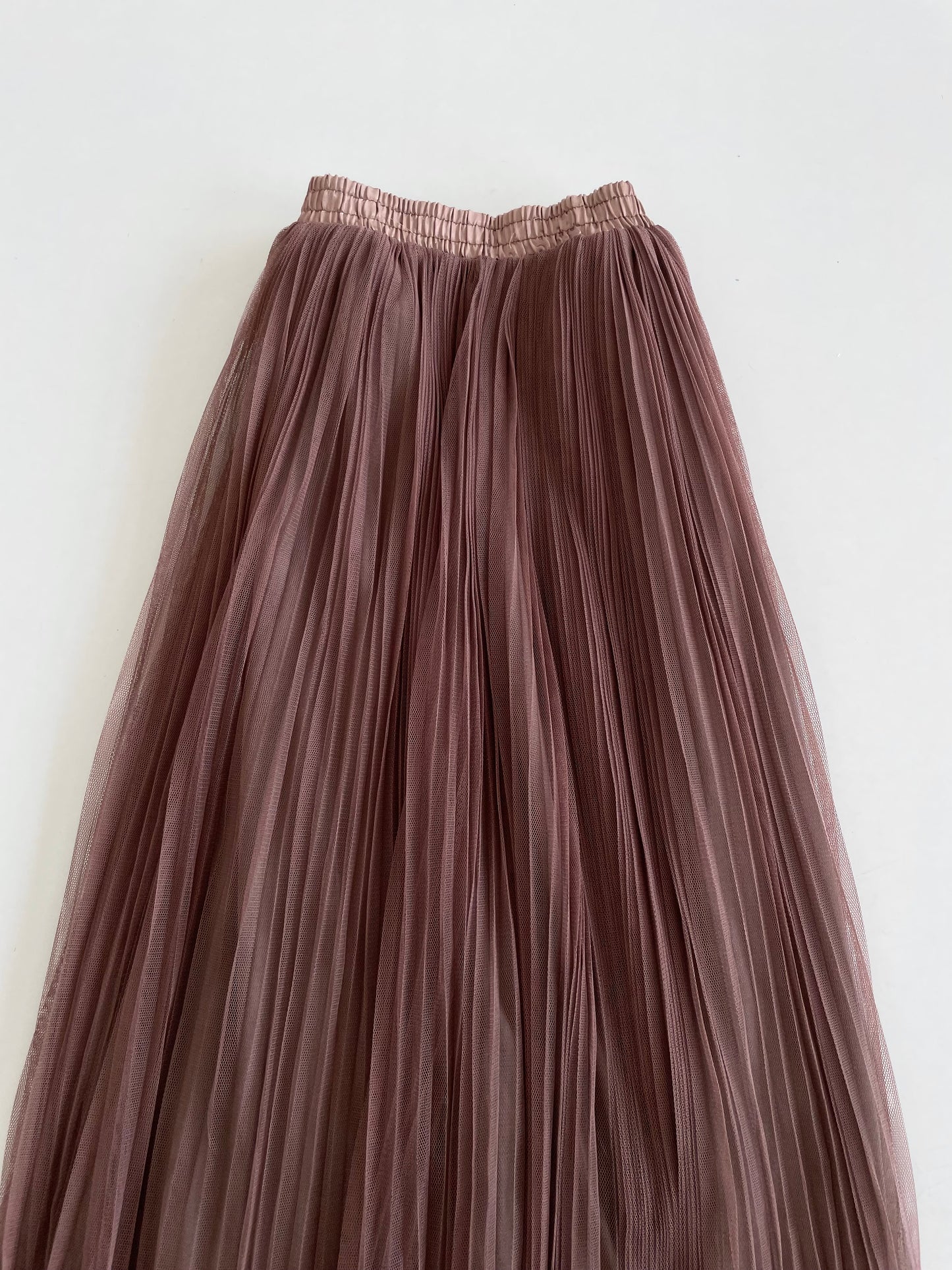 Pleated Brown Skirt-Waist 28 to 36