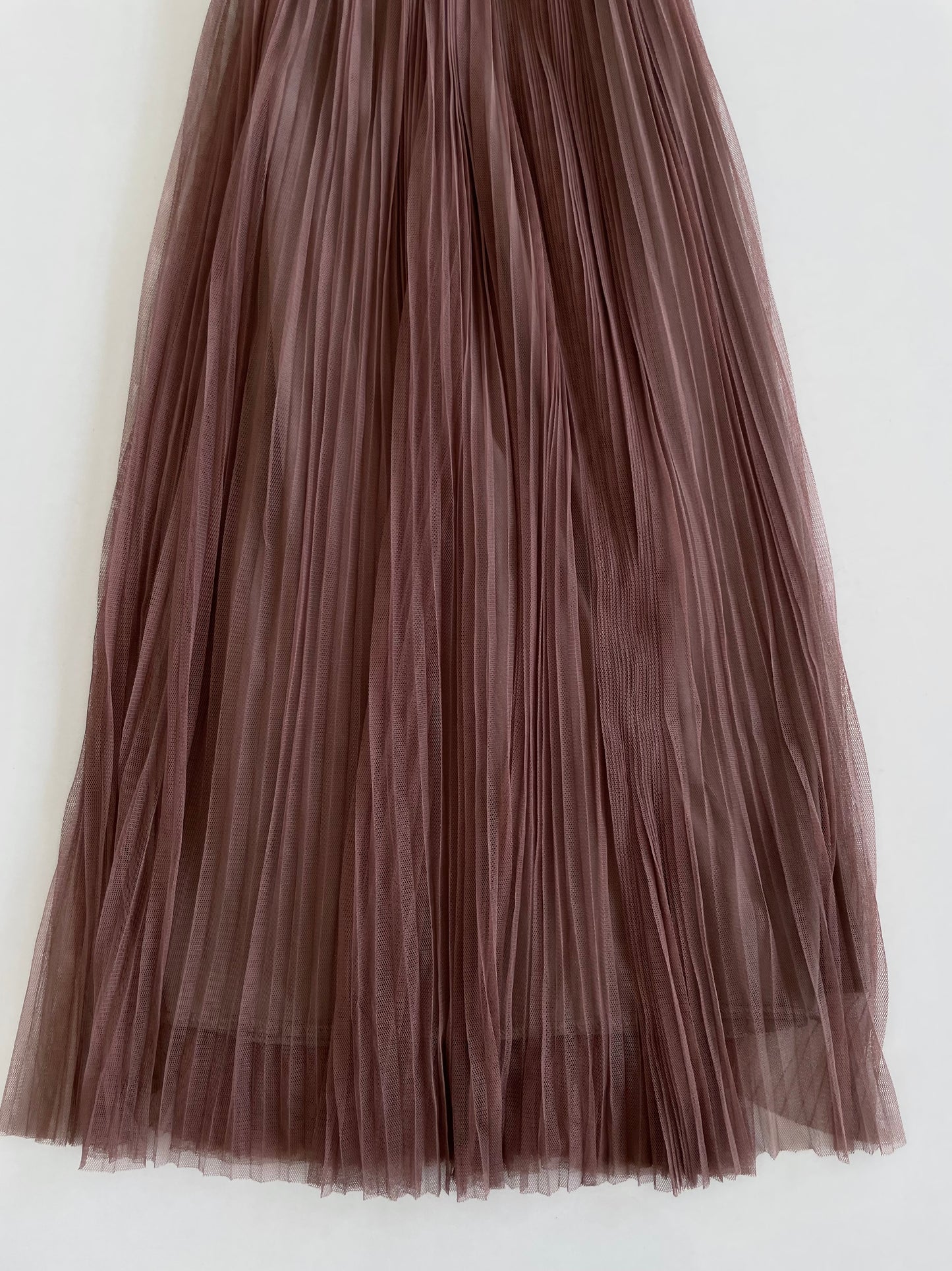Pleated Brown Skirt-Waist 28 to 36