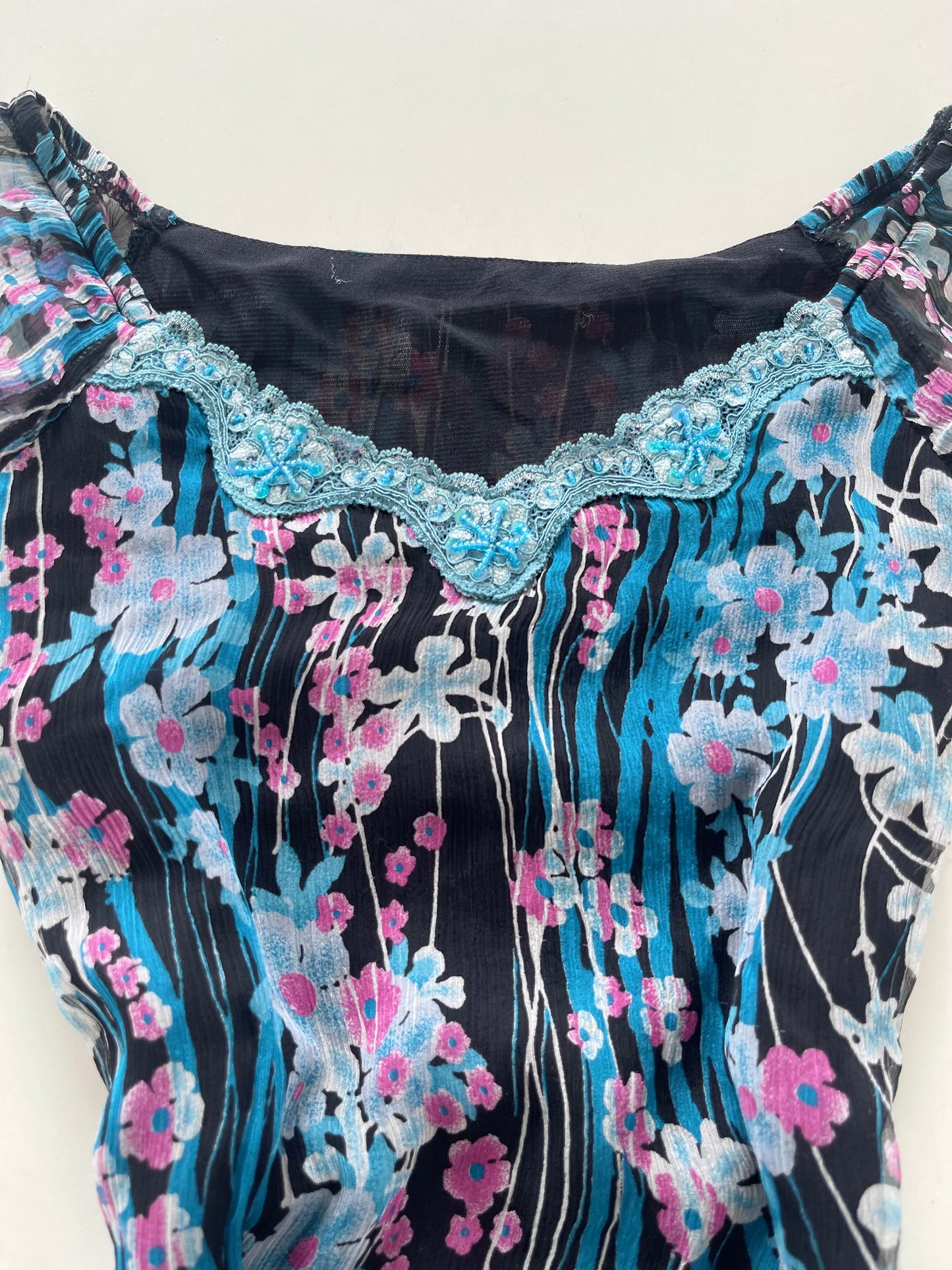 Silk Embroidered Top-Bust 36 to 38