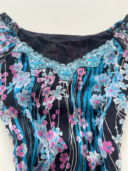 Silk Embroidered Top-Bust 36 to 38