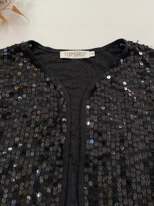 Topshop Vintage Sequin Top-Bust 30 to 32
