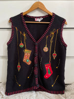Load image into Gallery viewer, Vintage Christmas Sweater Vest-Bust 38
