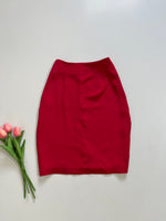 Load image into Gallery viewer, SOLID CHERRY SKIRT - WAIST 26
