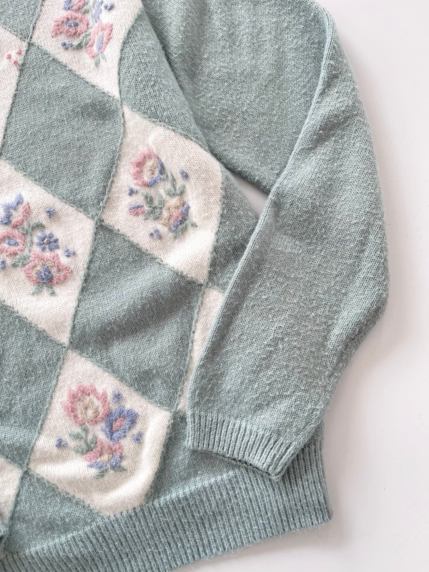 Alfred Dunner Embroidered Sweater-Bust 42