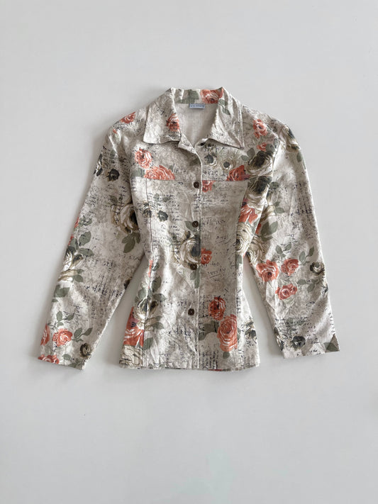 100% Cotton Sol-Design Vintage Blazer-Bust 42