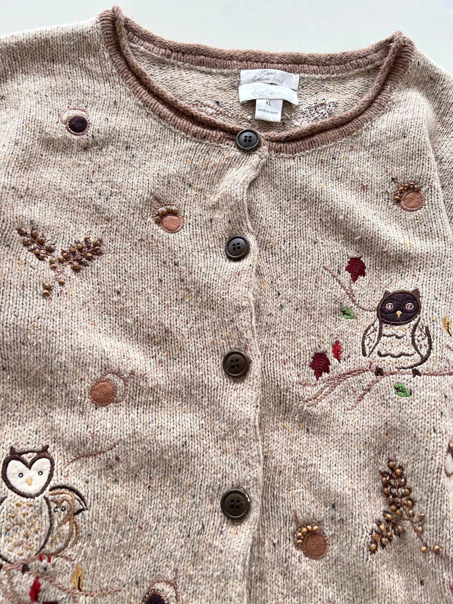 Christopher & Banks Embroidered Vintage Sweater-Bust 44