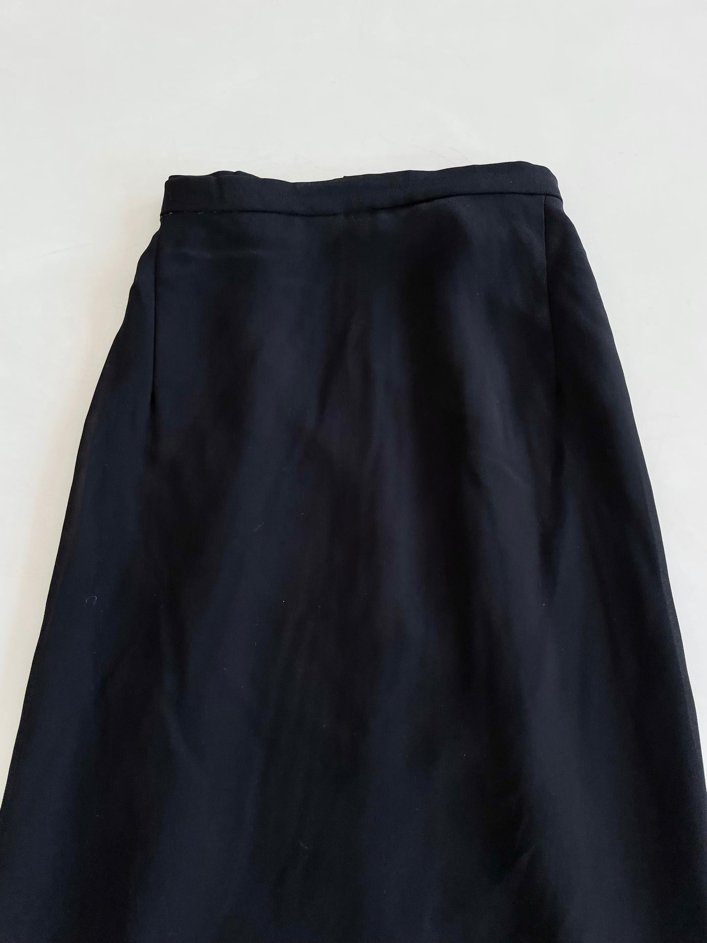 Solid Black Skirt-Waist 34