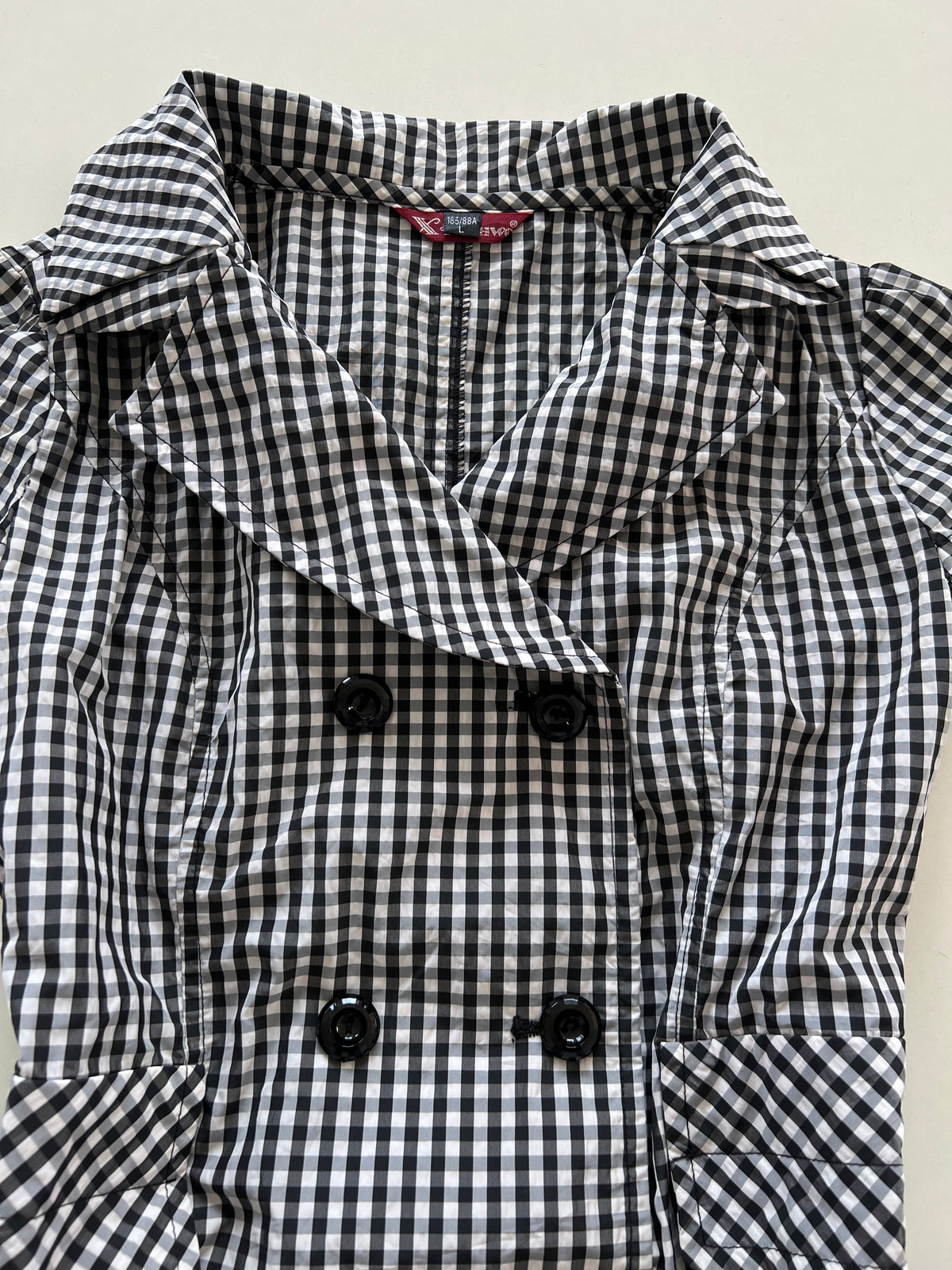 Xtnzhwo Gingham Dress-Bust 36