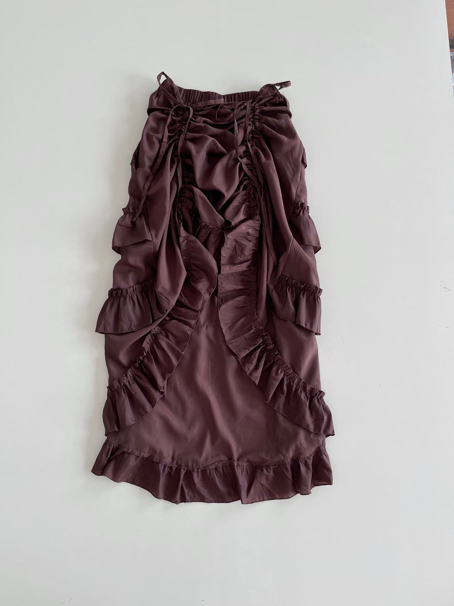 Vintage Ruffle Skirt-Waist 26 to 28