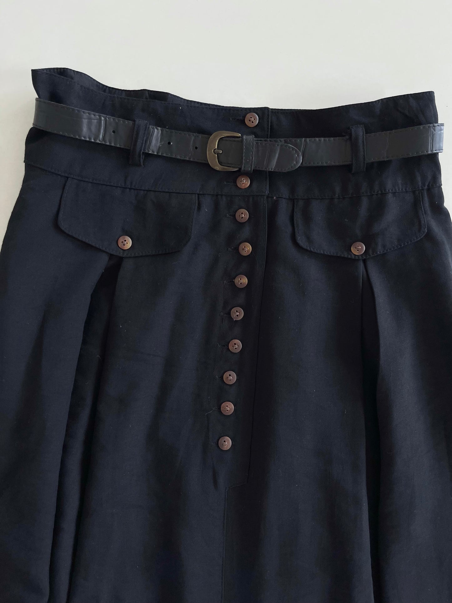 Vintage Black Skirt-Waist 30