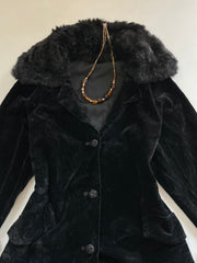 Chenille Fur Blazer-Bust 40