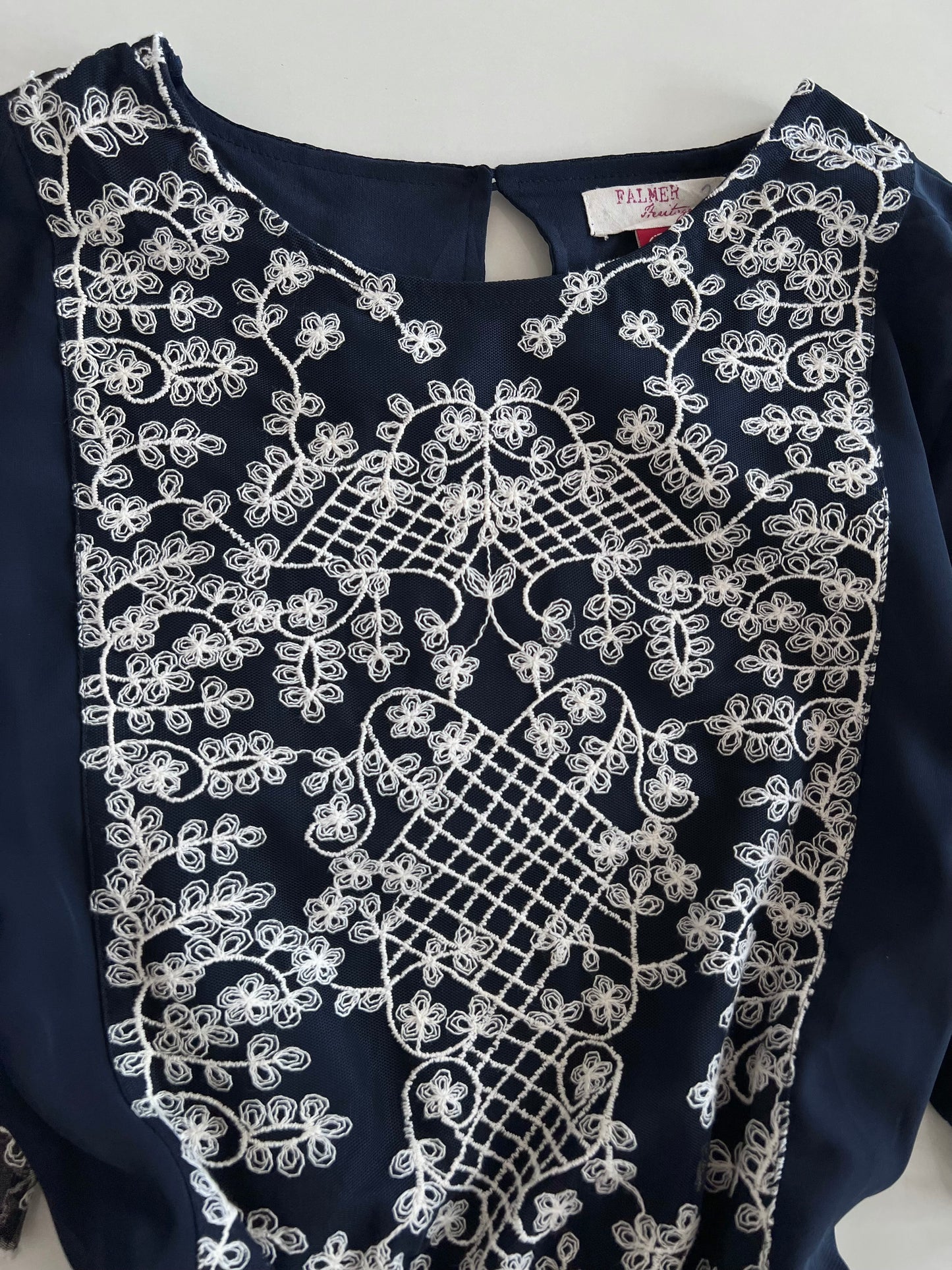 Palmer Embroidered Top-Bust 40