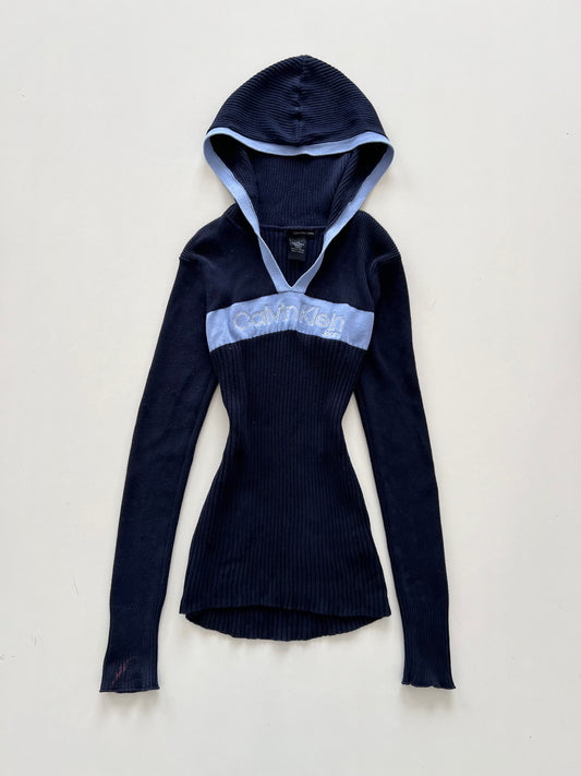 Calvin Klein Vintage Hooded Sweater-Bust 34 to 36