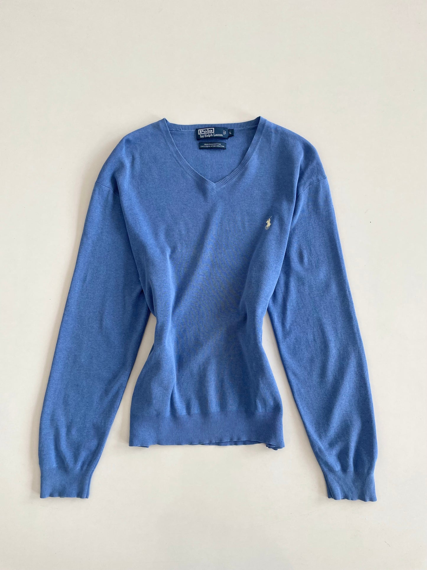 Ralph Lauren 100% Pima Cotton Vintage Sweater-Bust 46 to 48