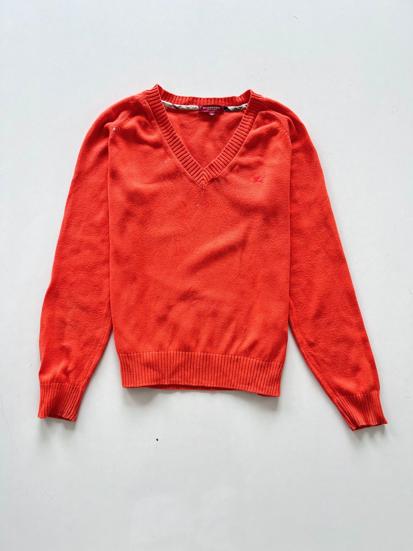 Burberry 100% Cotton Vintage Sweater-Bust 38