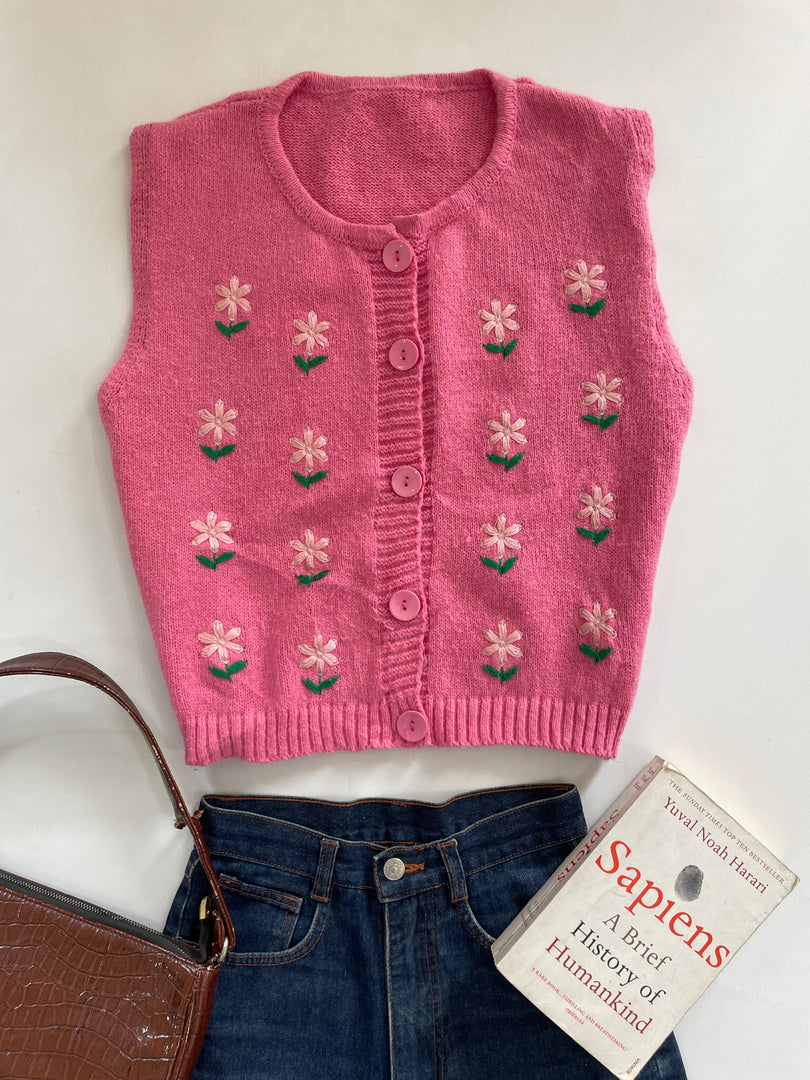 Chunky Sweater Vest-Bust 42