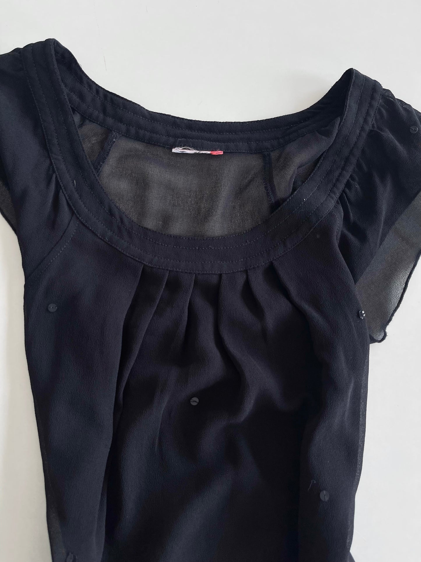 Sheer Vintage Top-Bust 36
