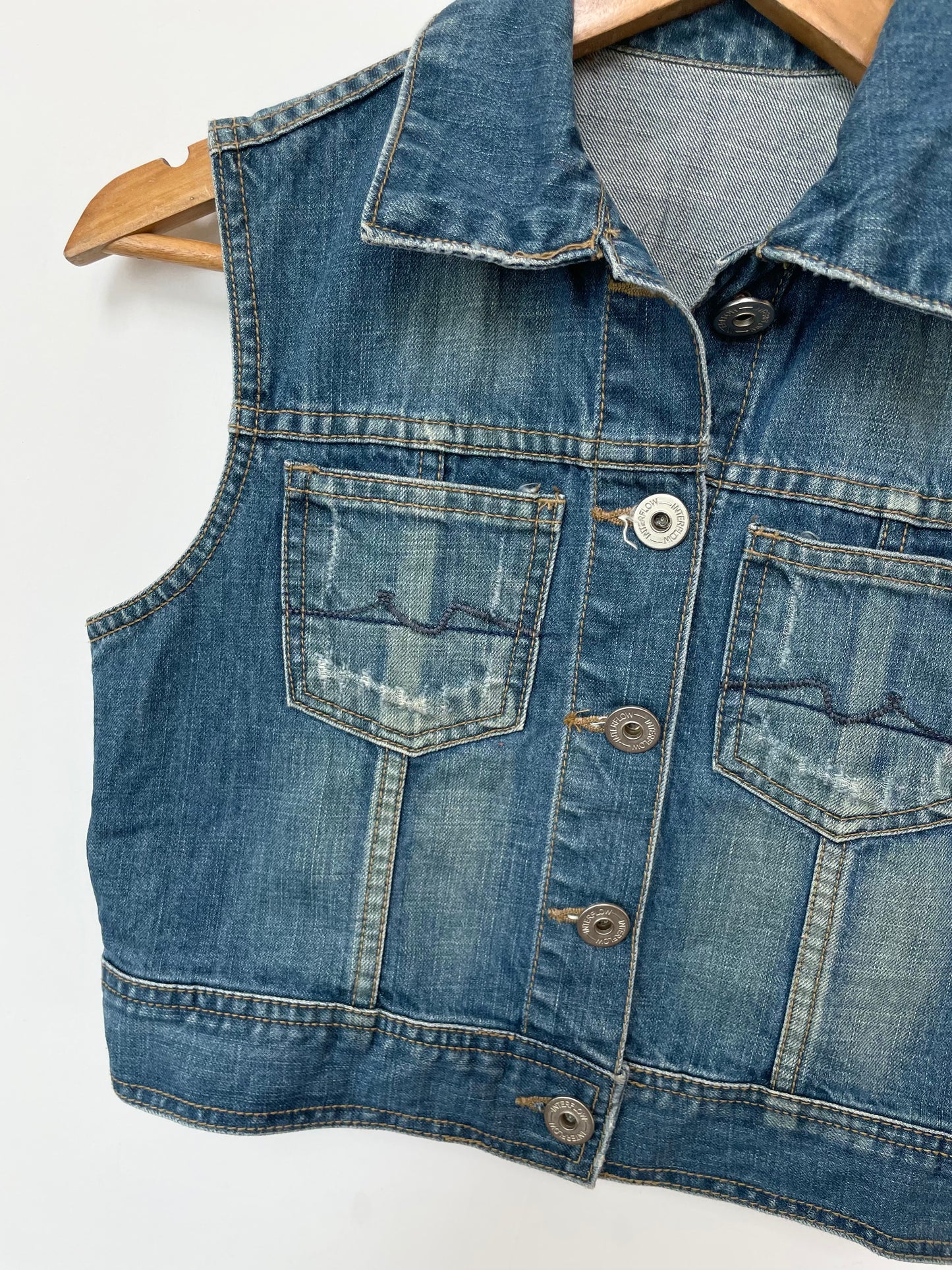 Denim Vest-Bust 32