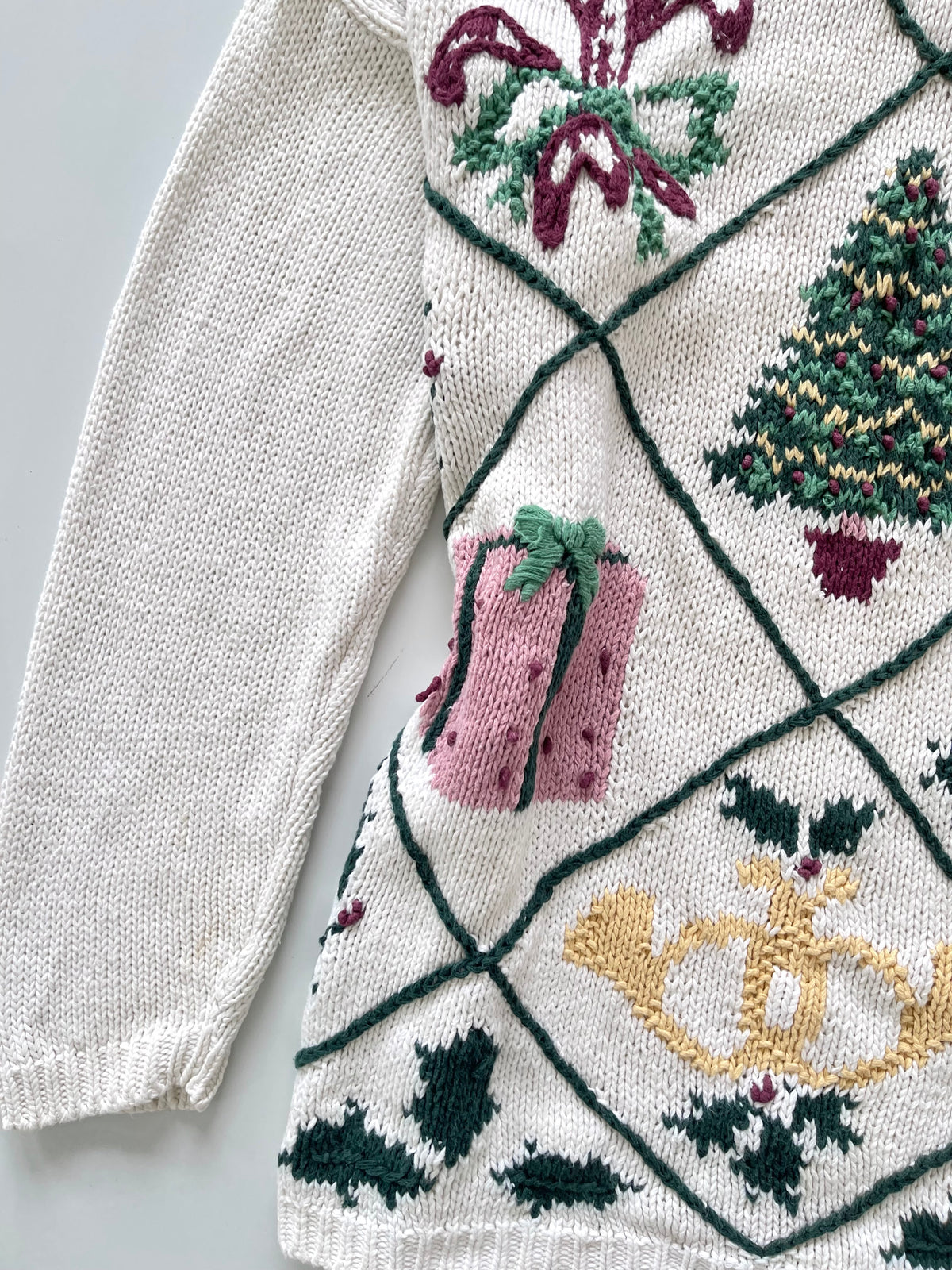 Boundary Waters Embroidered Christmas Sweater-Bust 48