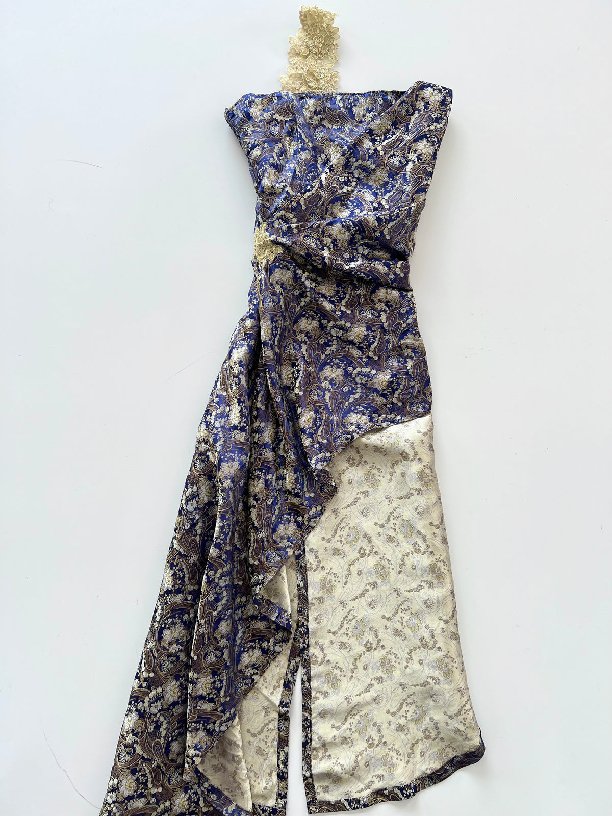 Vintage Jaquard Dress-Bust 38